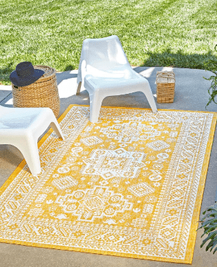 Unique Loom Outdoor Aztec Collection Area Rug