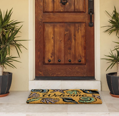 Welcome Seashell Doormat