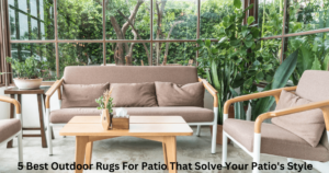 Read more about the article 5 Best Outdoor Rugs For Patio That Solve Your Patio’s Style