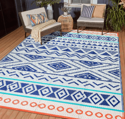 Kalafun Outdoor Waterproof Rugs